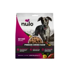 Nulo Liofilizado Coração de Vitela com Maçã alimento liofilizado para cães