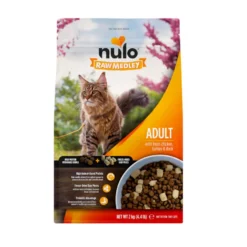 Nulo Raw Medley Ração de Frango, Peru e Pato para gatos