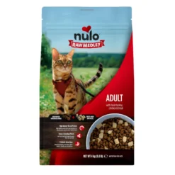 Nulo Raw Medley Ração de Peru, Frango e Truta para Gatos