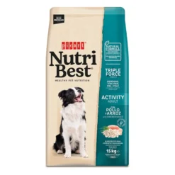 Nutribest Adult Activity Frango e Arroz ração para cães