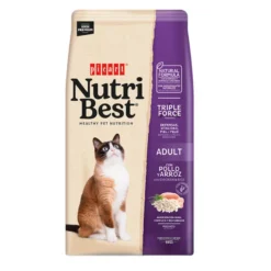 Nutribest Adult Frango e Arroz ração para gatos