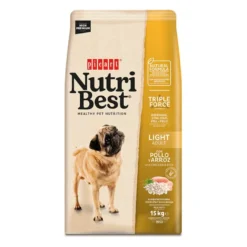 Nutribest Adult Light Frango e Arroz ração para cães