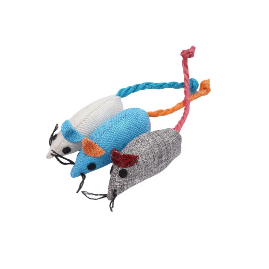 ootoy! Comfort & Relax Brinquedo ratos brulap de corda para gatos