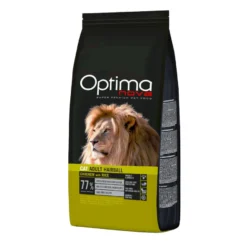 Optima Nova Hairball Frango e Arroz ração para gatos