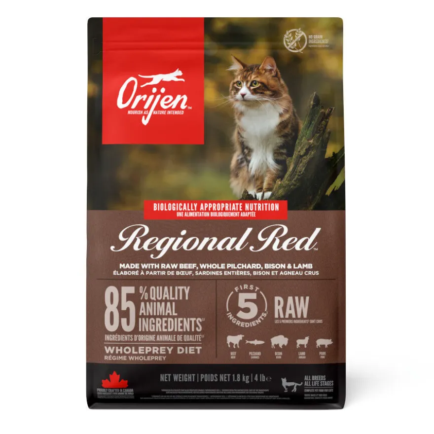 Orijen Regional Red ração para gatos e gatinhos