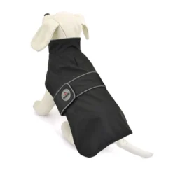Outech Apolo Capa de Chuva Impermeável preta para cães
