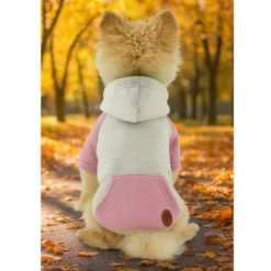 Outech Camisola com capuz rosa para cães
