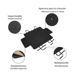 Outech Capa de carro impermeável para animais de estimação