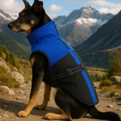 Outech Capa de Chuva Azul para cães