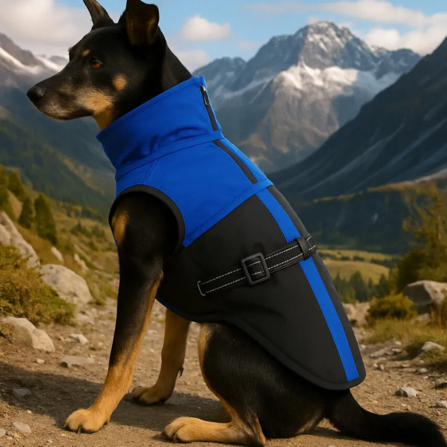 Outech Capa de Chuva Azul para cães