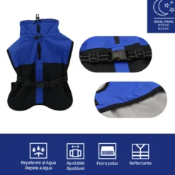 Outech Capa de Chuva Azul para cães