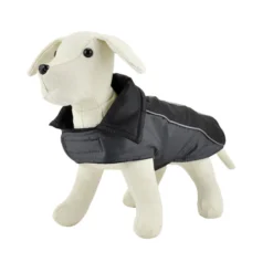 Outech Capa de Chuva Impermeável preto para cães