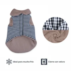 Outech Casaco Bomber Vichy Navy para cães