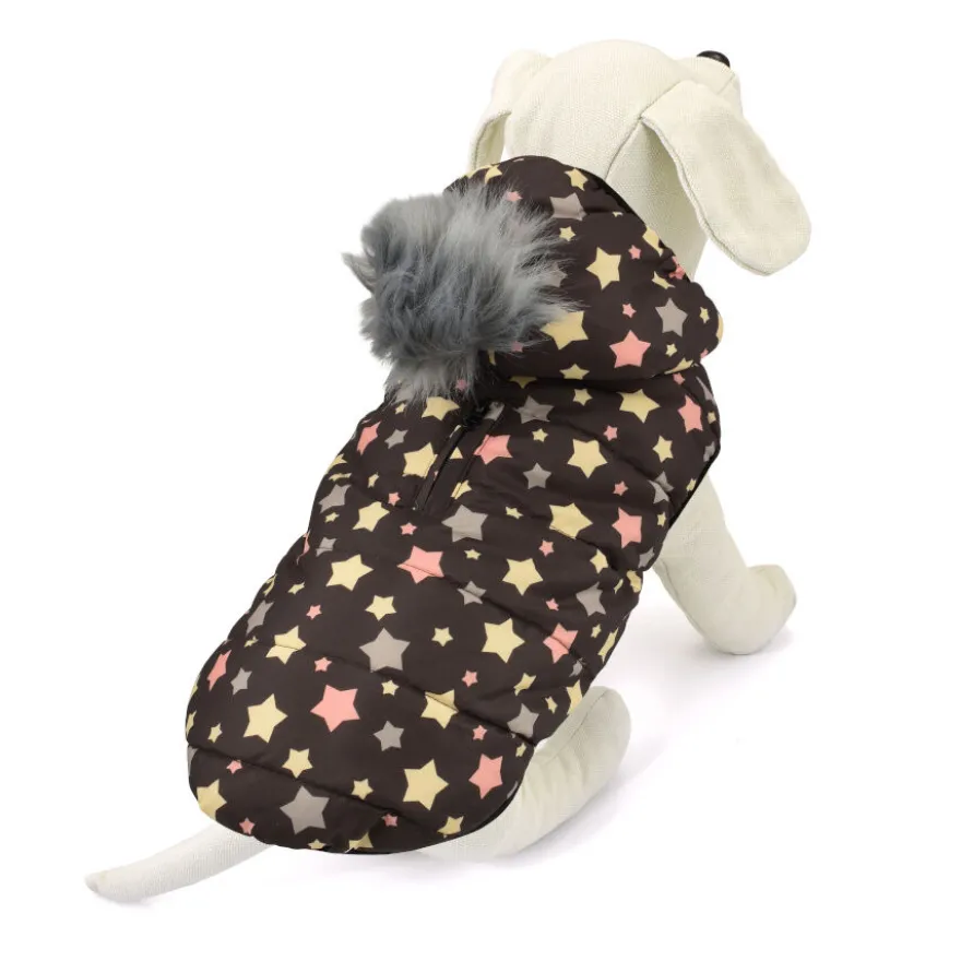 Outech Casaco com capuz Star Pompon para cães