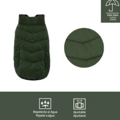 Outech Casaco Impermeável Verde com Bolsos para cães