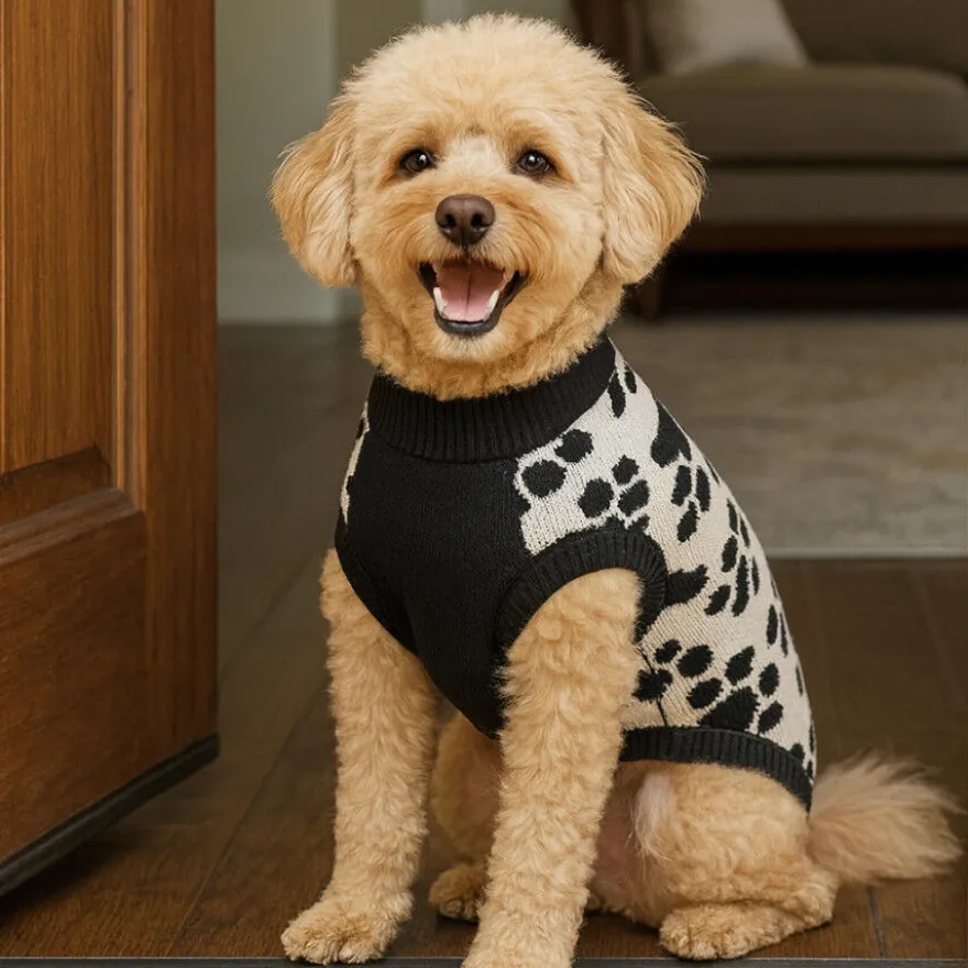 Outech Casaco Polar Pawprint para cães
