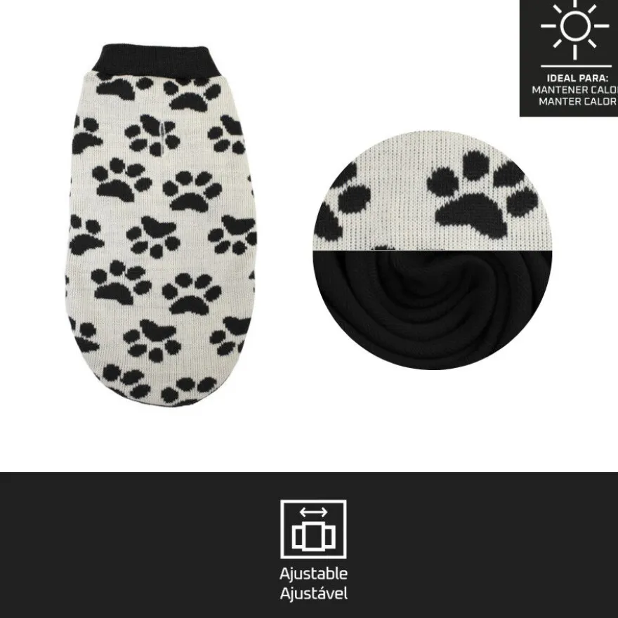 Outech Casaco Polar Pawprint para cães