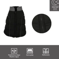 Outech Casaco Refletor Preto para cães
