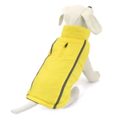 Outech Casaco Reversível Cinza e Amarelo para cães