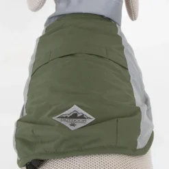 Outech Dakar Capa de chuva verde para cães