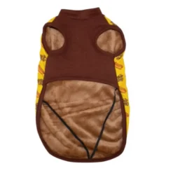 Outech Fleece Hot Dog Camisola Amarela para cães