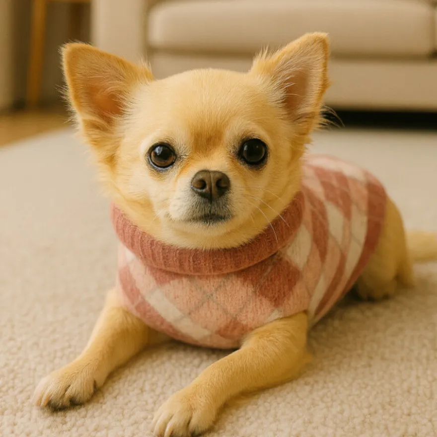 Outech Hoodie com Losangos Rosa para cães