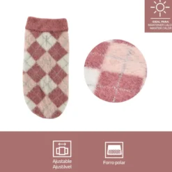 Outech Hoodie com Losangos Rosa para cães