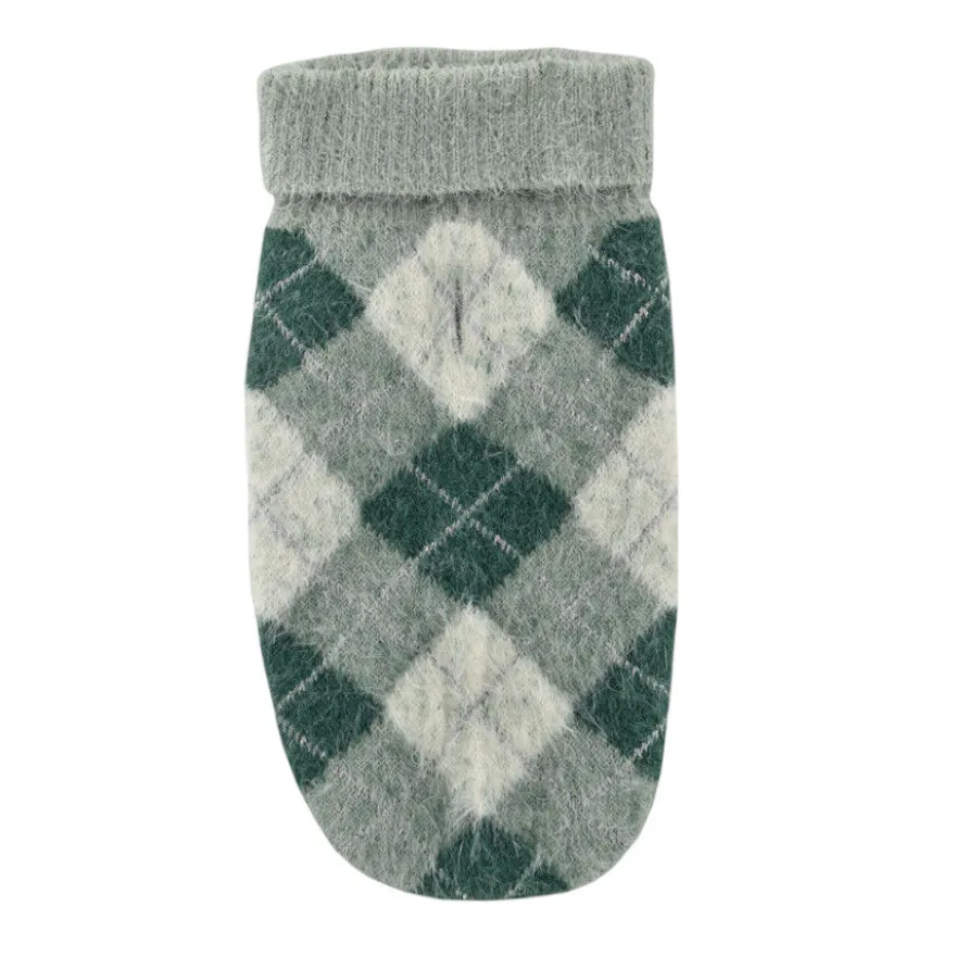Outech Hoodie com Losangos Verdes para cães