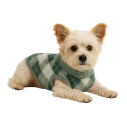 Outech Hoodie com Losangos Verdes para cães