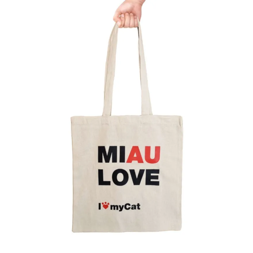 Outech Miau Love Saco de Compras com estampagem
