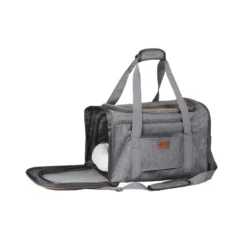 Outech Mochila Transportadora de Viagem Cinzenta para cães