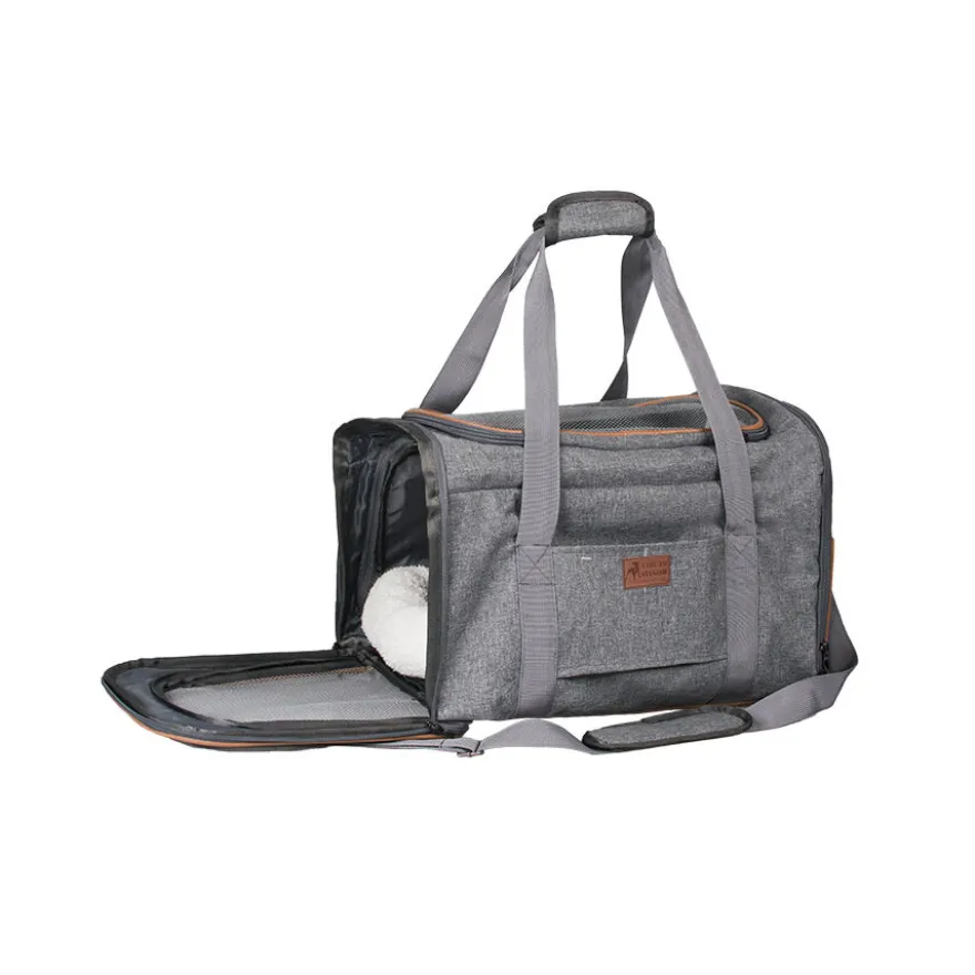 Outech Mochila Transportadora de Viagem Cinzenta para cães