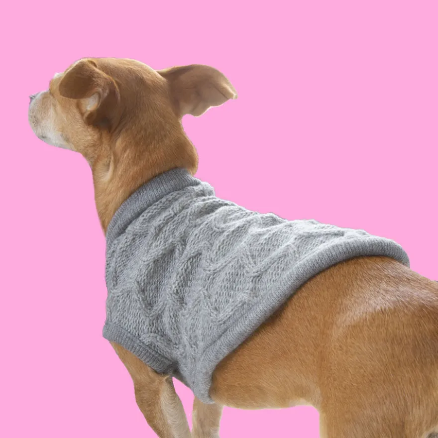 Outech Rombos Camisola de malha cinzenta para cães