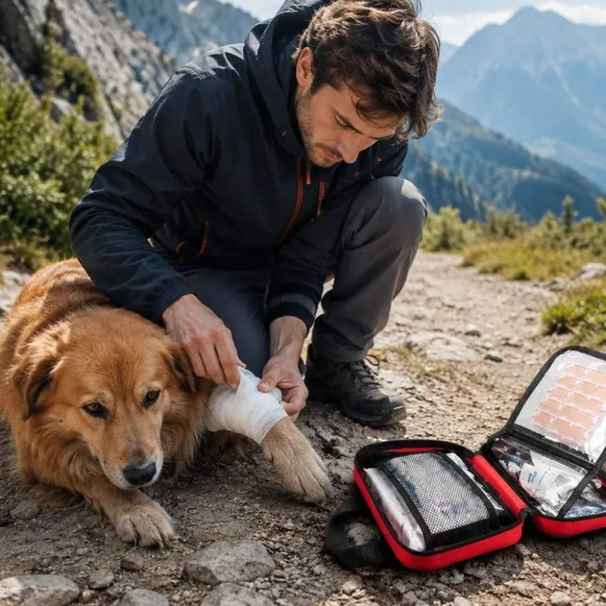 Outech X-perience Kit de Primeiros Socorros Veterinários para cães e gatos