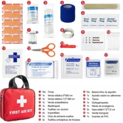 Outech X-perience Kit de Primeiros Socorros Veterinários para cães e gatos