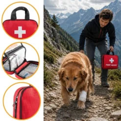 Outech X-perience Kit de Primeiros Socorros Veterinários para cães e gatos