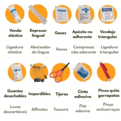 Outech X-perience Kit de Primeiros Socorros Veterinários para cães e gatos