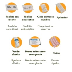 Outech X-perience Kit de Primeiros Socorros Veterinários para cães e gatos