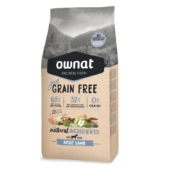 Ownat Adult Just Grain Free Cordeiro ração para cães