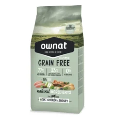Ownat Adult Prime Frango e Peru ração para cães