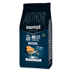Ownat Author Peixe Fresco e Aves ração para gatos