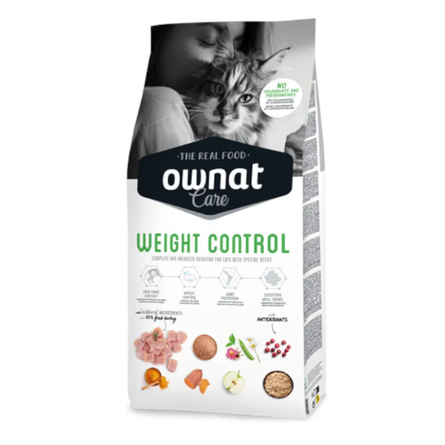 Ownat Care Weight Control Ração de peru para gatos