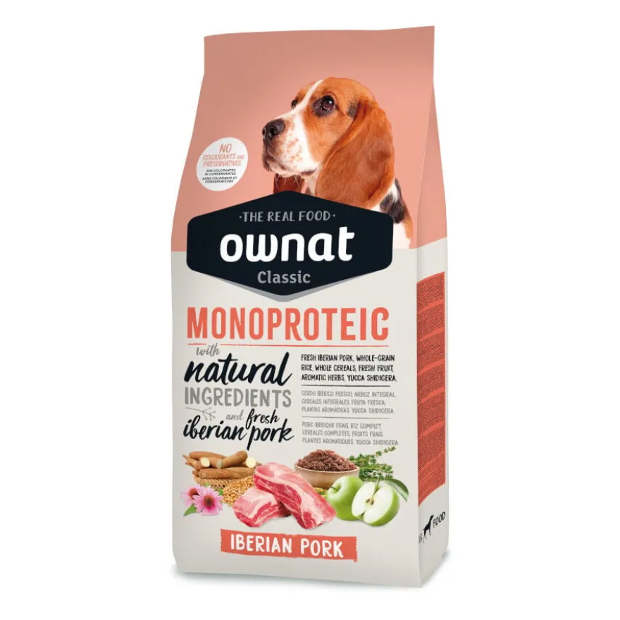 Ownat Classic Monoproteico Ração de porco ibérico para cães