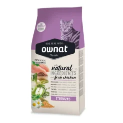 Ownat Classic Ração para gatos esterilizados