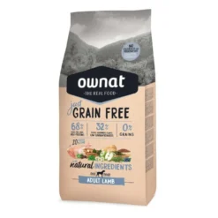 Ownat Just Grain Free Adult Cordeiro ração para cães