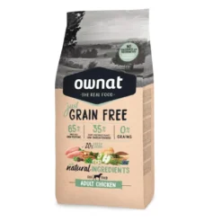 Ownat Just Grain Free Adult Frango ração para cães