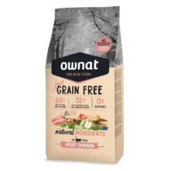 Ownat Just Grain Free Adulto Frango ração para gatos