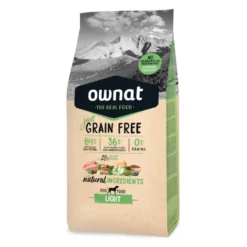 Ownat Just Grain Free Adulto Light ração para cães