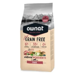 Ownat Just Grain Free Adulto Pato ração para cães