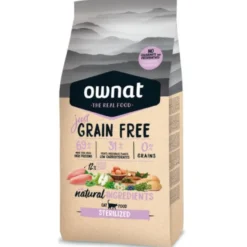 Ownat Just Grain Free Sterilized ração para gatos